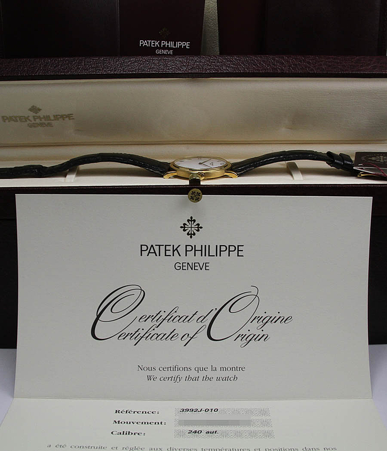 PATEK PHILIPPE Calatrava Ref. 3992