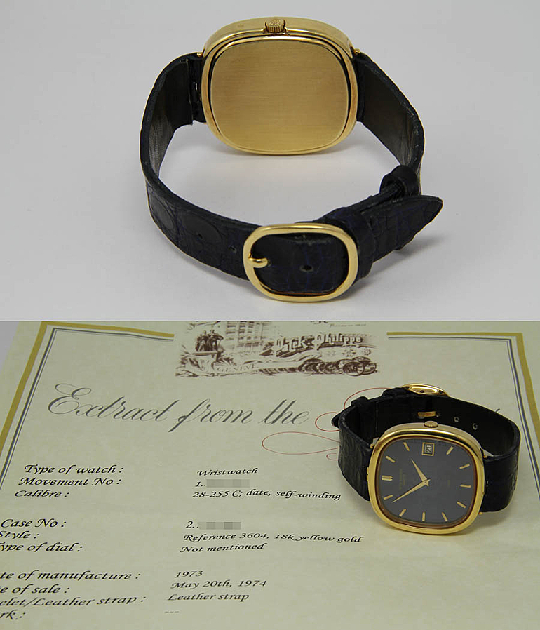 PATEK PHILIPPE TV Watch Ref. 3604