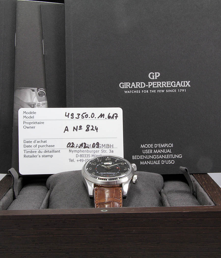 GIRARD-PERREGAUX Time Zone - Alarm Ref. 4935