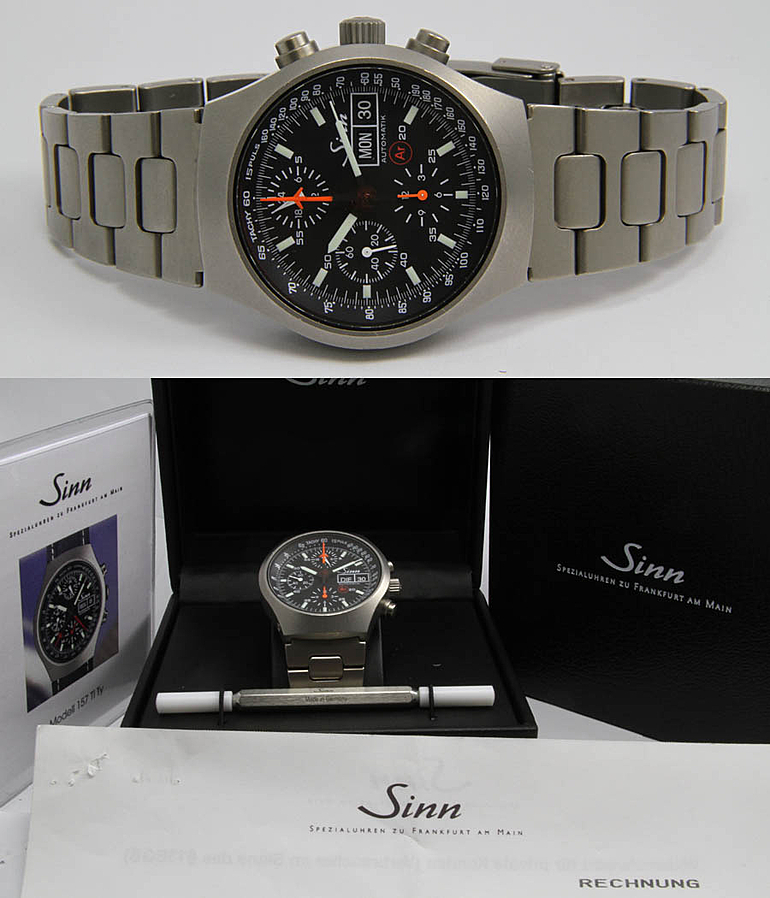 SINN Sportchronograph Ref. 157 Tl Ty