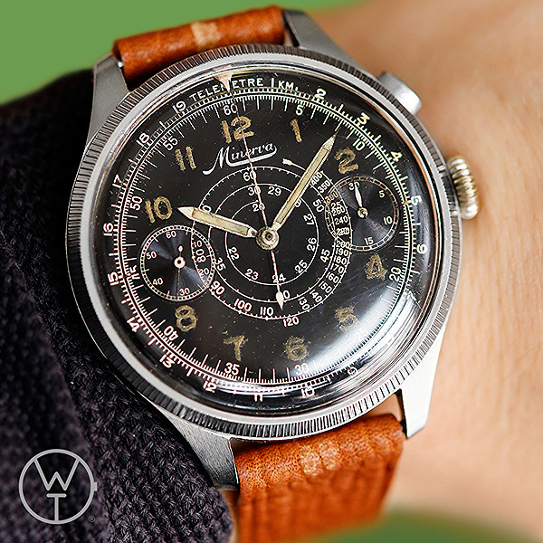 MINERVA Telemetre Chronograph