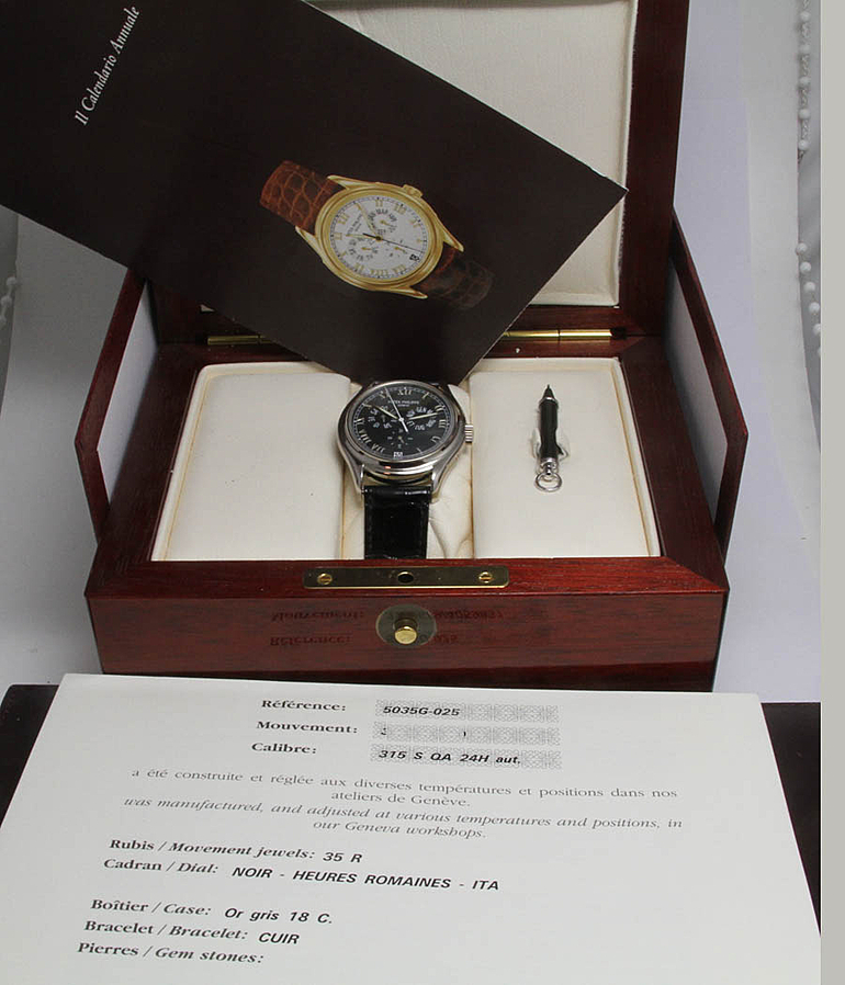 PATEK PHILIPPE Jahreskalender Ref. 5035 G