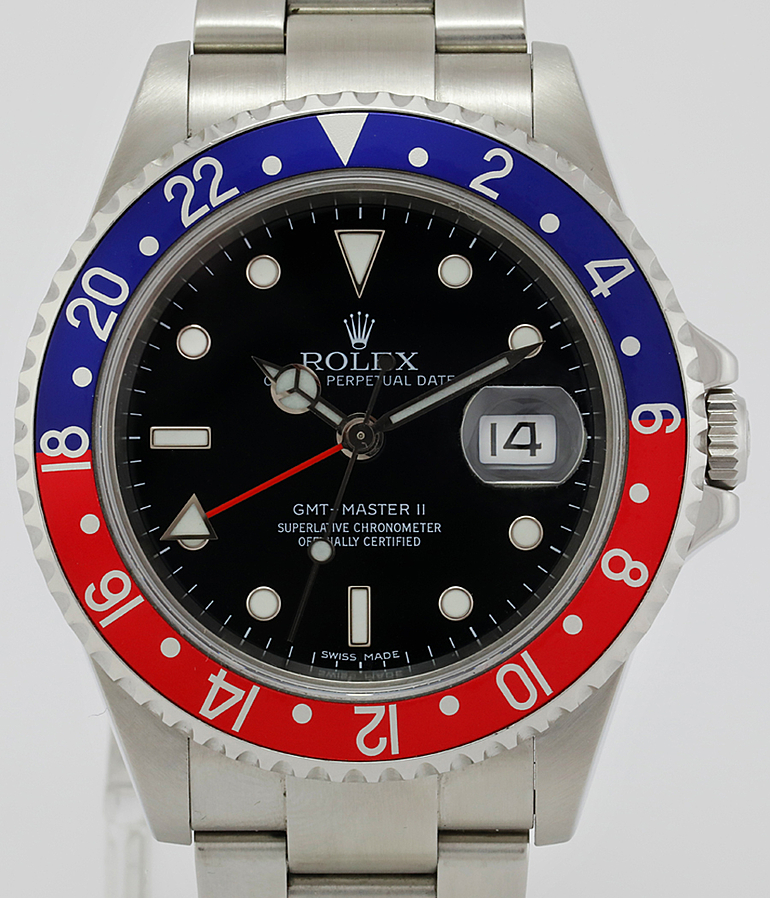 ROLEX GMT Ref. 16710BLRO