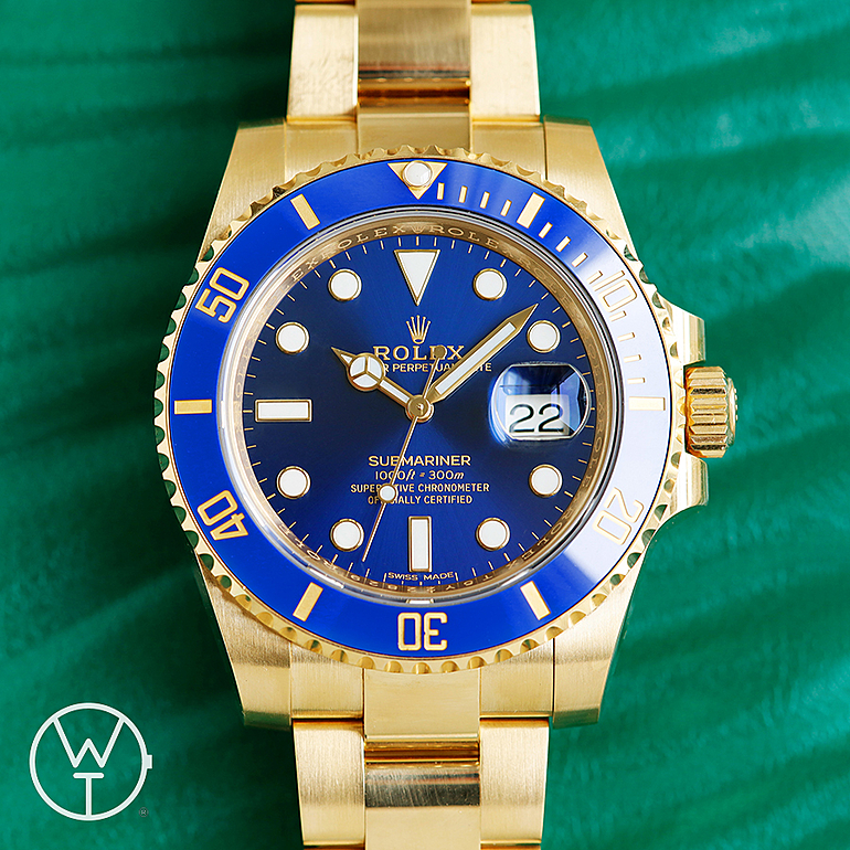 ROLEX Submariner Ref. 116618 LB - World of Time - New and pre-owned ...