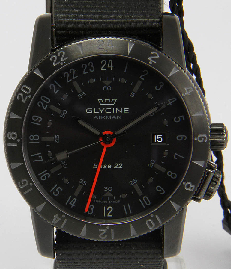 GLYCINE Airman Ref. 3887.99-TB9 GMT