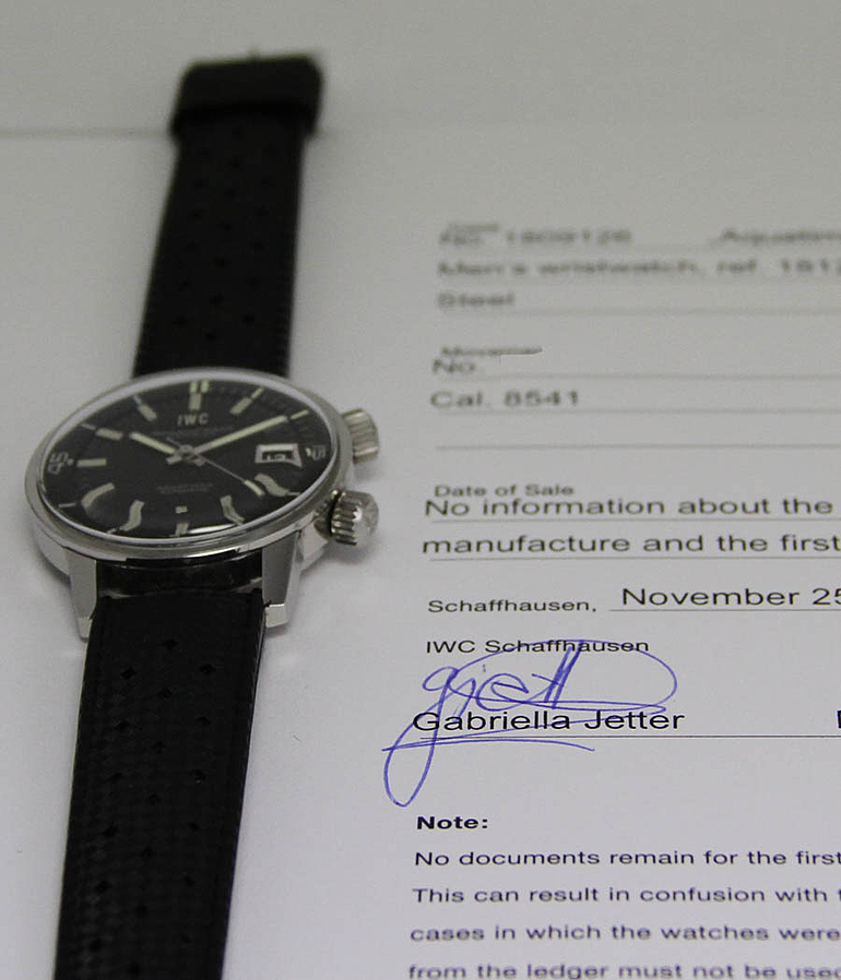 IWC Aquatimer Ref. 1812