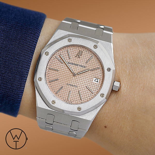 AUDEMARS PIGUET Royal Oak Ref. 14802 ST Salmon Dial