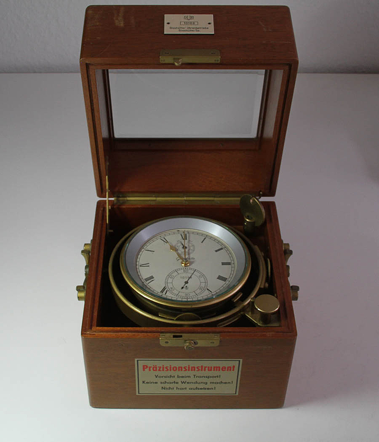 GLASHÜTTER UHRENBETRIEBE Schiffschronometer